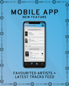 Favourited Artists Mobile App Feature